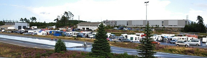 1.JPG - Depotområdet på Skantraf - dette var en grei løsning